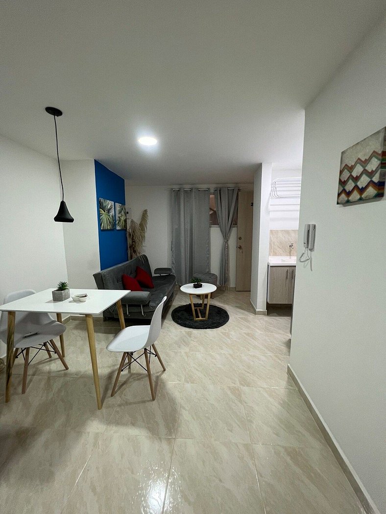 201 Espectacular apartamento con servicios incluid