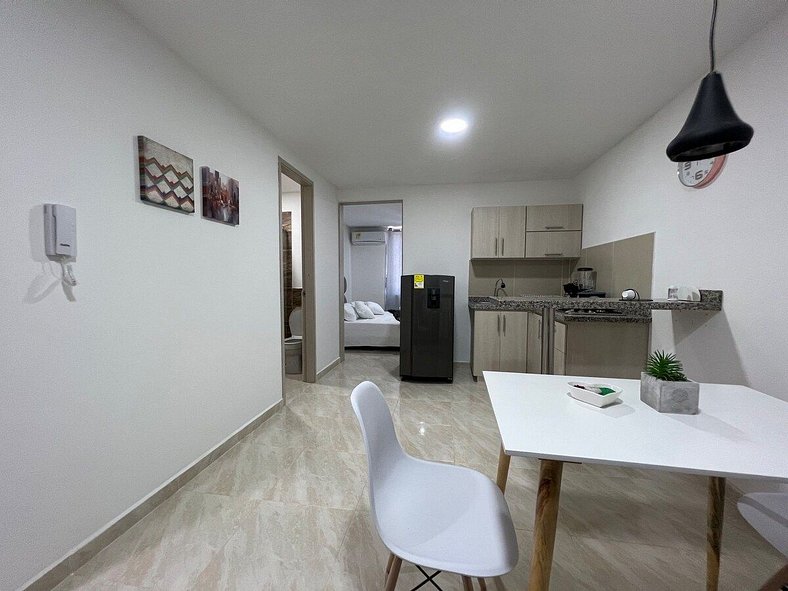 201 Espectacular apartamento con servicios incluid