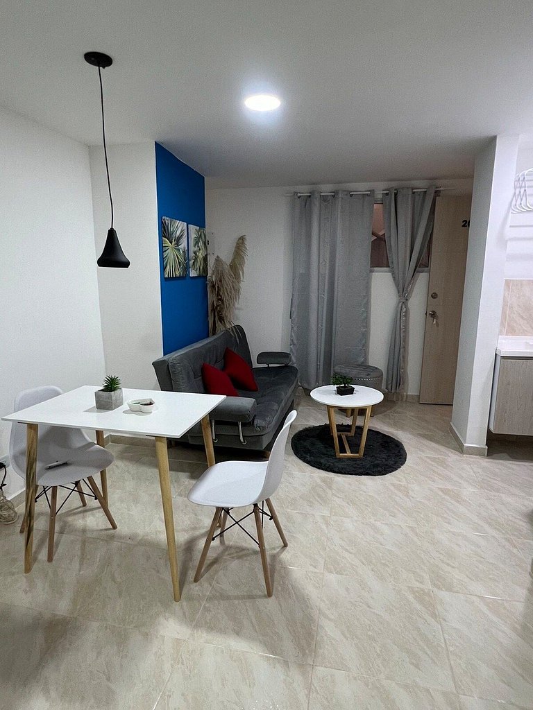 201 Espectacular apartamento con servicios incluid