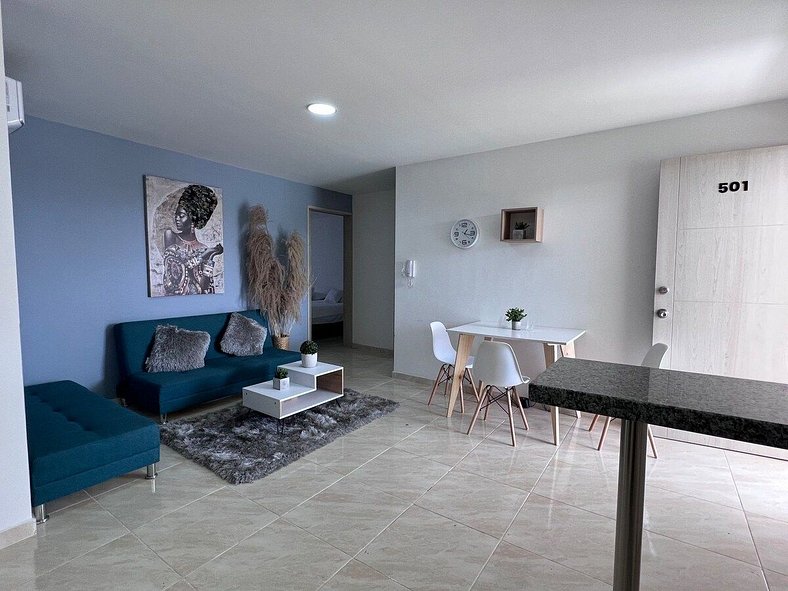 201 Espectacular apartamento con servicios incluid