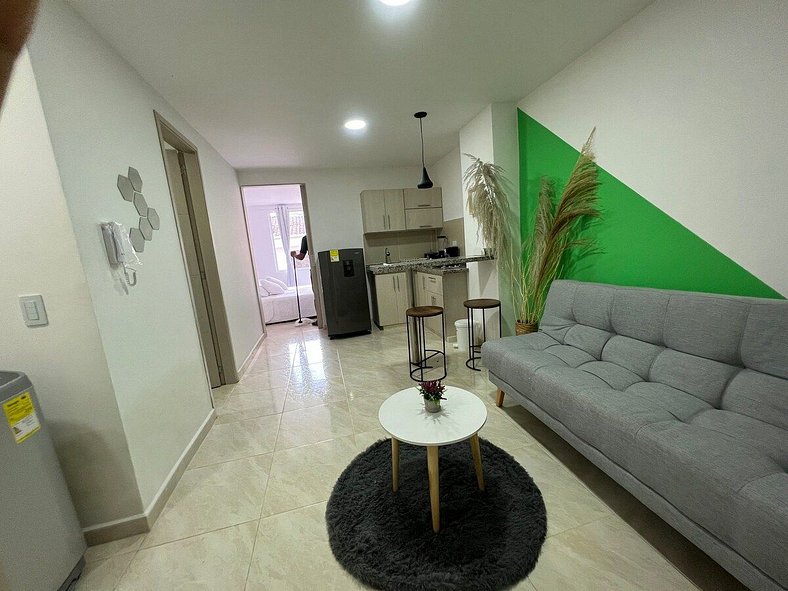 206 Encantador apartamento moderno para estrenar.