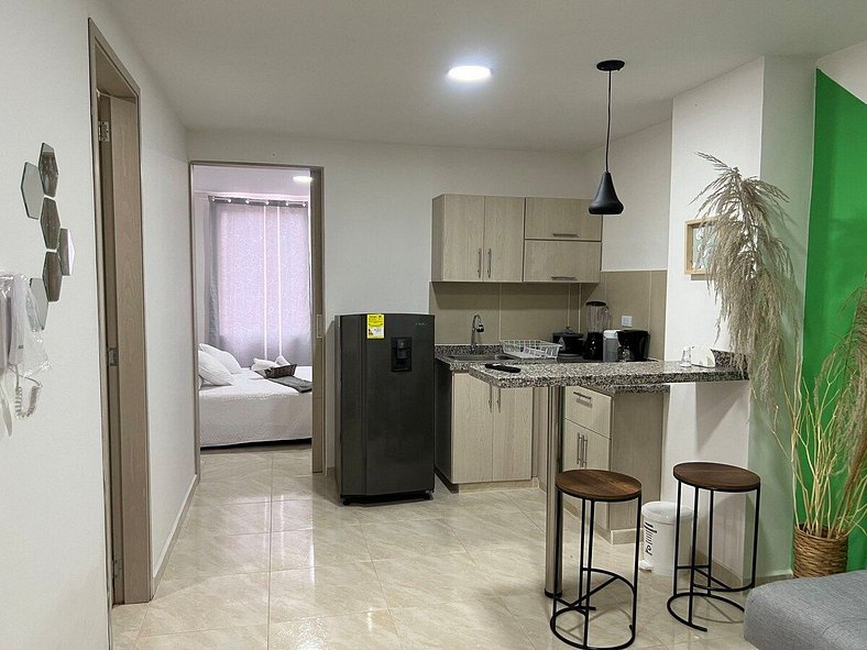 206 Encantador apartamento moderno para estrenar.