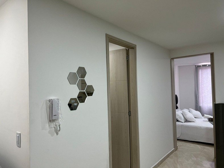 206 Encantador apartamento moderno para estrenar.