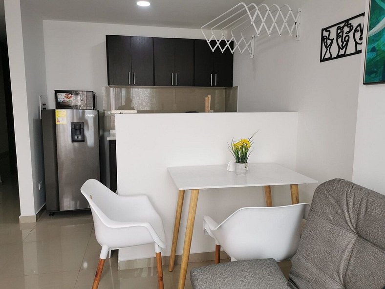 Hermoso apartamento full bien ubicado, comodo 404.